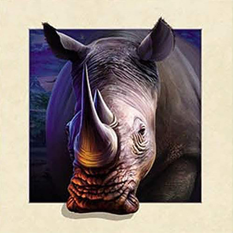 Rhino | Full Round Diamond Painting Kits（30x30）