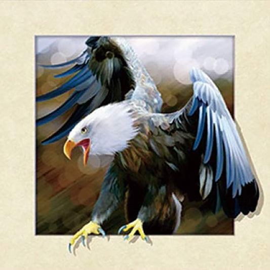 Eagle | Full Round Diamond Painting Kits（30x30）