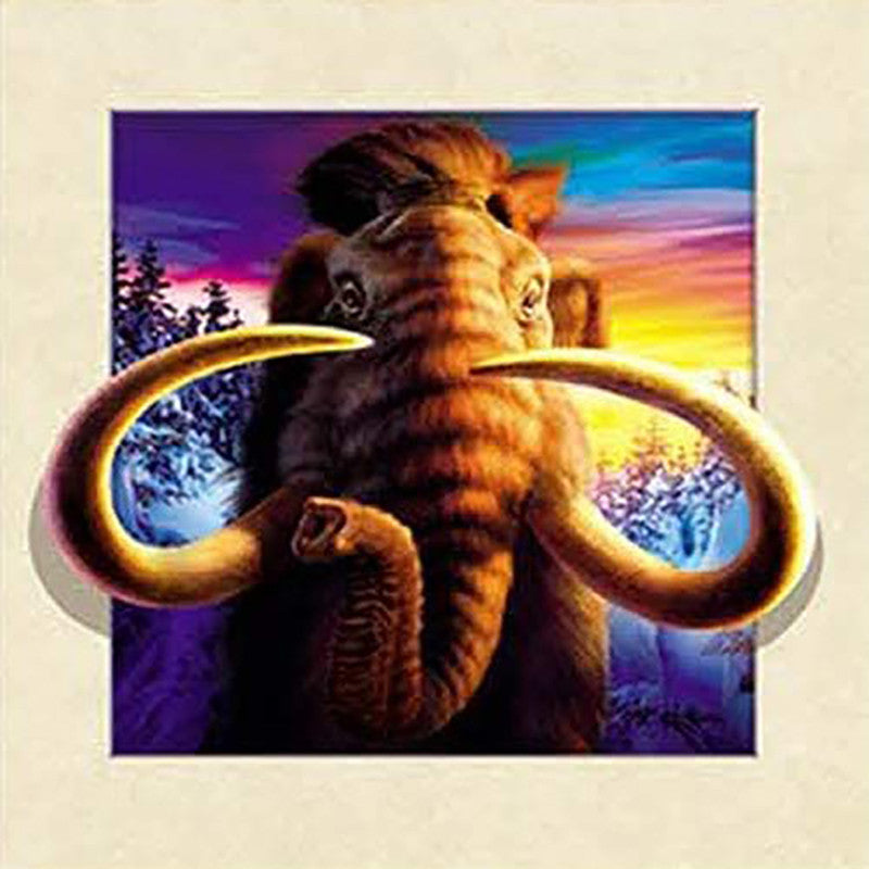 Mammoth | Full Round Diamond Painting Kits（30x30）