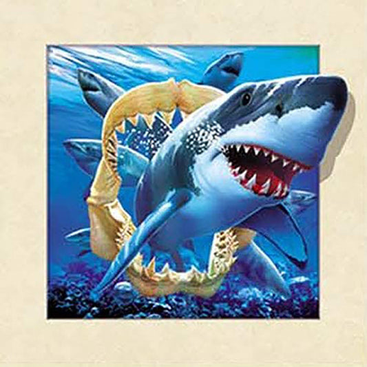 Requin | Kits complets de peinture au diamant rond (30x30)