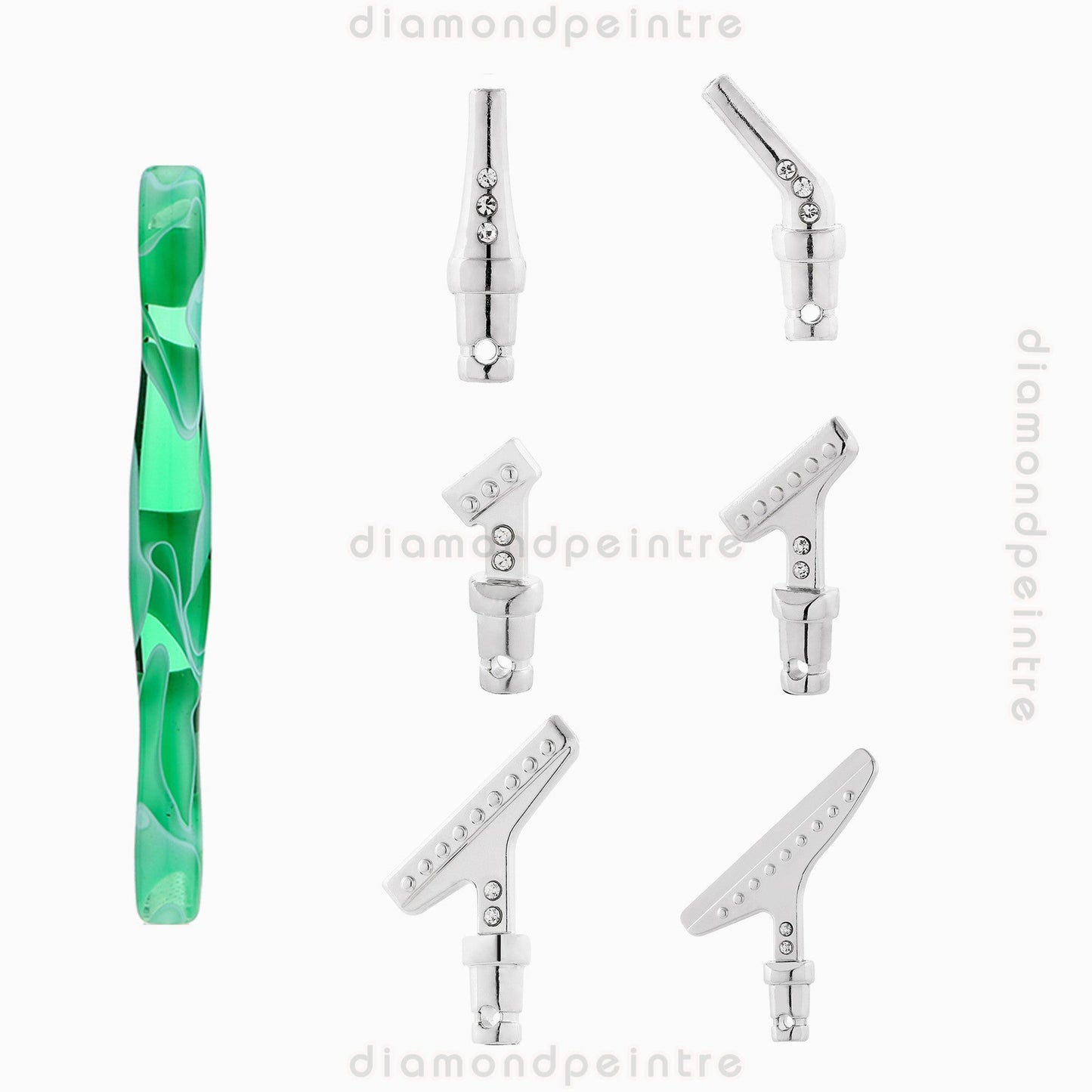 1 DIY diamond drawing point drill pen and 6pcs pen nib | tool