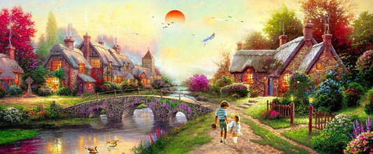 Scenery | Full Round Diamond Painting Kits | 40*80cm