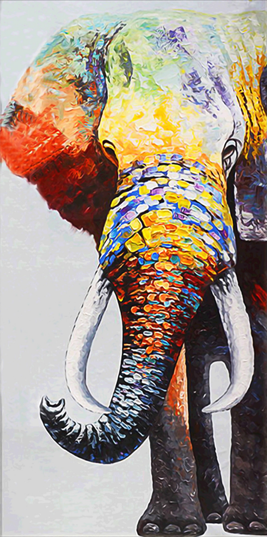 Elefant | Vollständige runde Diamond Painting Kits | 45*85cm