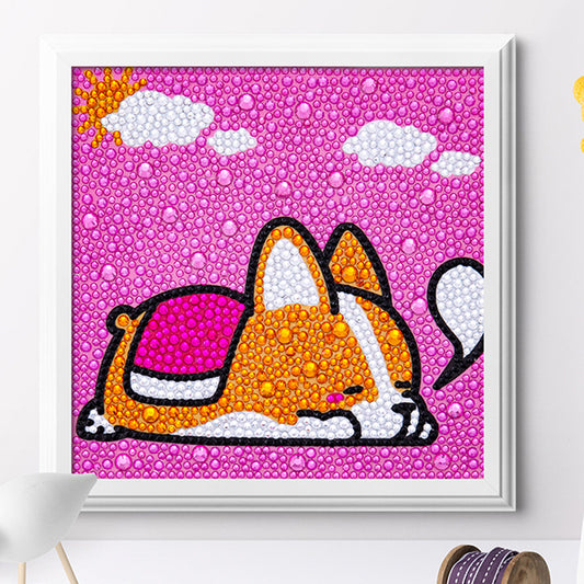 Hund | Crystal Strass Diamond Painting Kits für Kinder