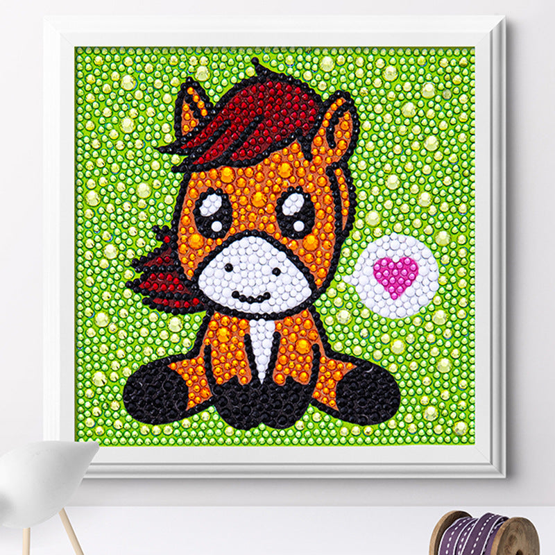 Pferd | Crystal Strass Diamond Painting Kits für Kinder