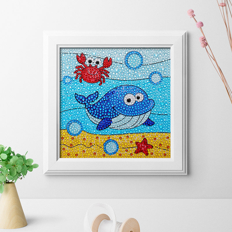 Whale | Crystal Rhinestone Diamond Painting Kits for children