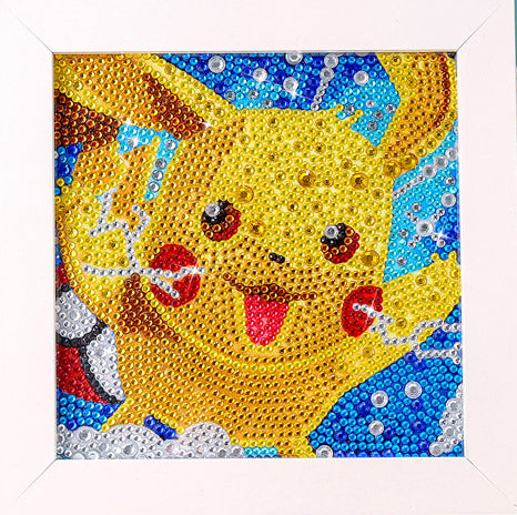 Pikachu | Crystal Strass Diamond Painting Kits für Kinder