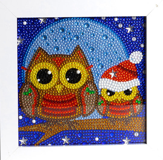 Eule | Crystal Strass Diamond Painting Kits für Kinder