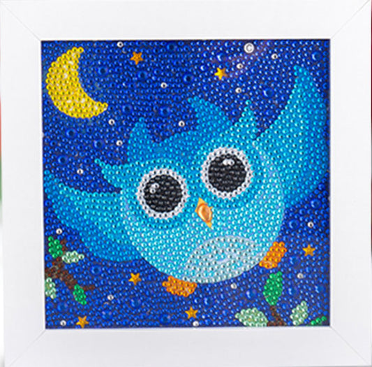 Eule | Crystal Strass Diamond Painting Kits für Kinder