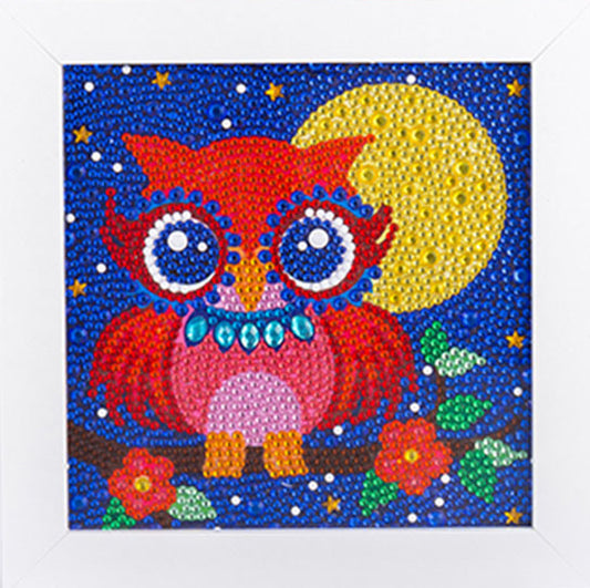 Eule | Crystal Strass Diamond Painting Kits für Kinder