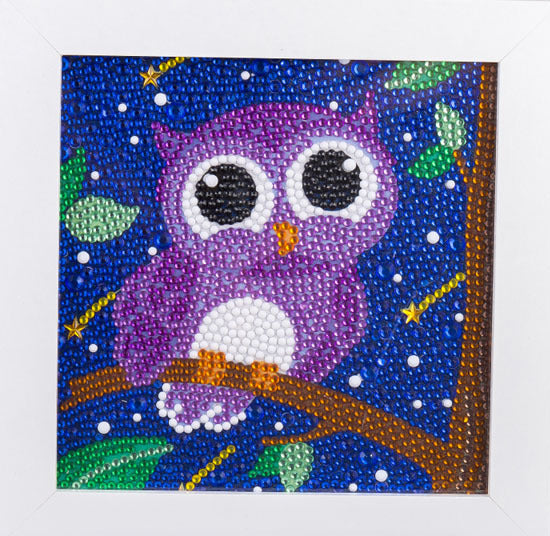 Eule | Crystal Strass Diamond Painting Kits für Kinder