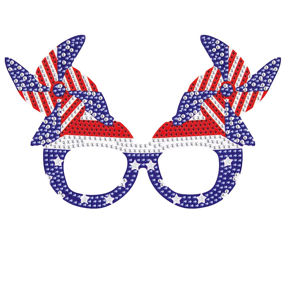 DIY Independence Day Diamond Painting Glasses