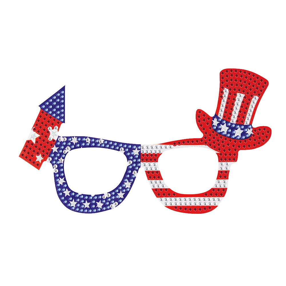 DIY Independence Day Diamond Painting Glasses