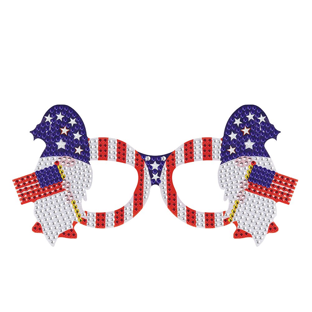 DIY Independence Day Diamond Painting Glasses