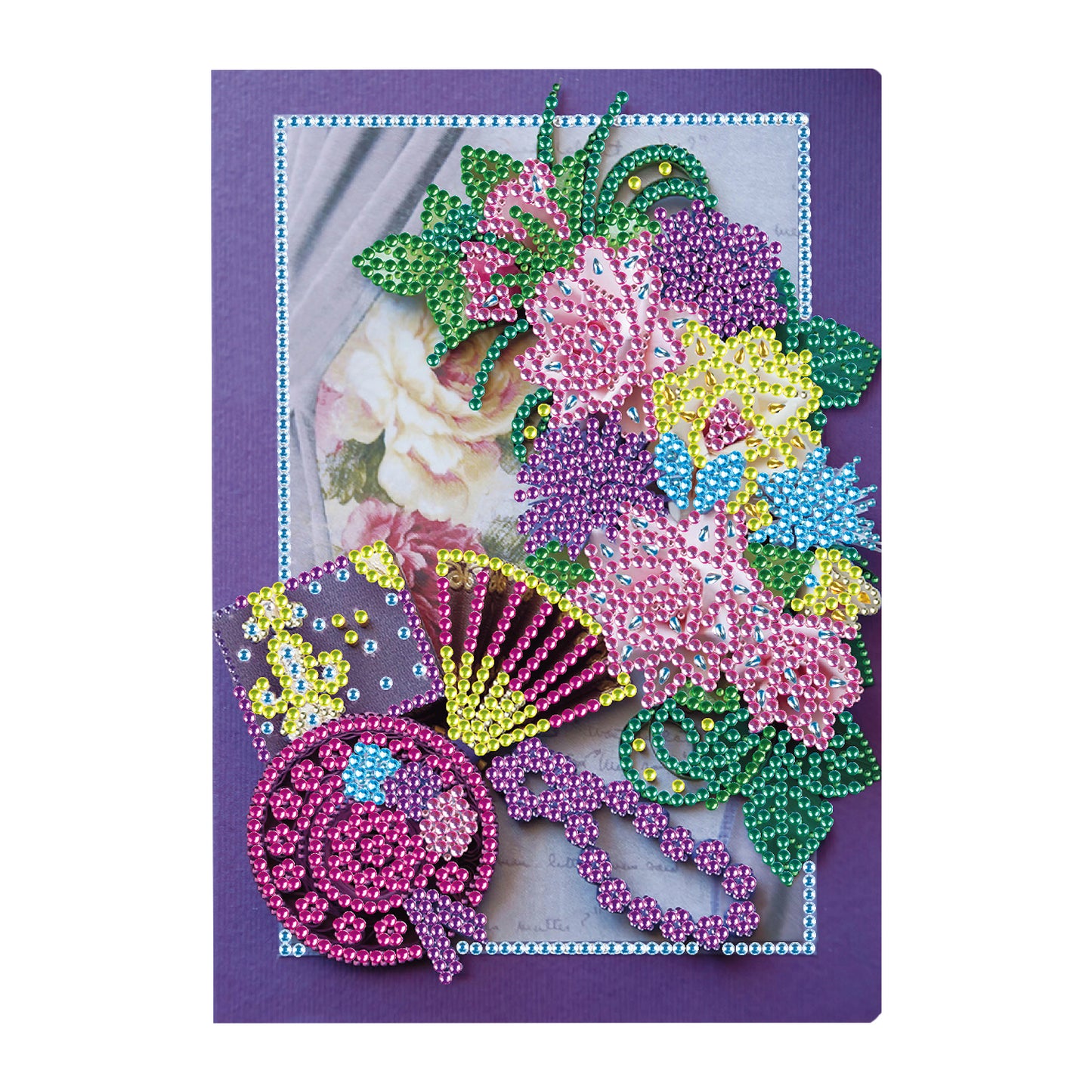 A5 5D Notebook DIY  Special Shape Rhinestone Diary Book | Flower