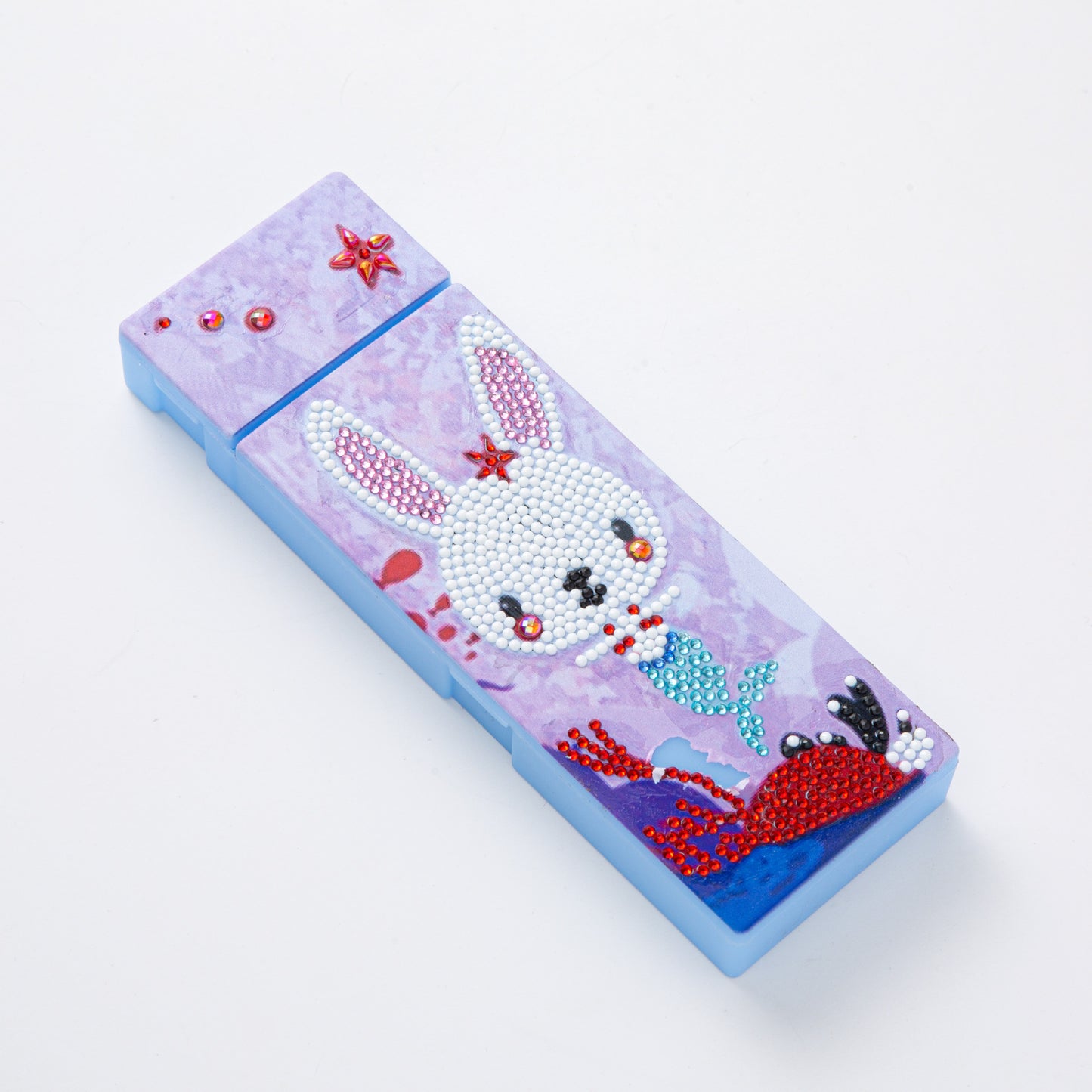 DIY special-shaped diamond painting pencil case | Rabbit