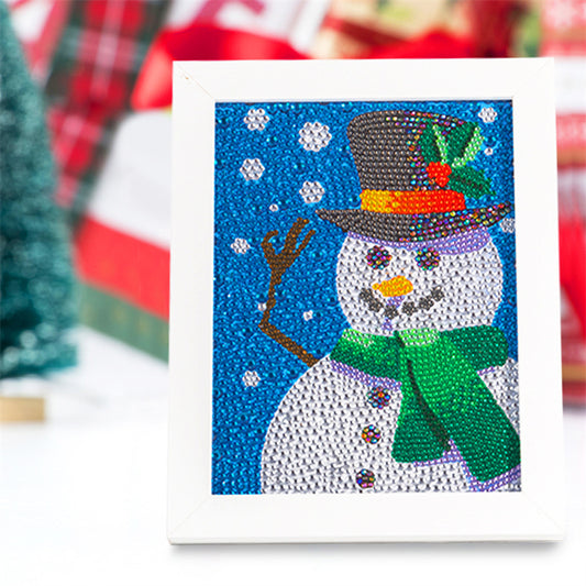 Snowman | Crystal Rhinestone Diamond Painting Kits for children