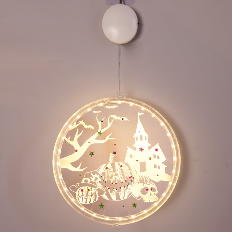 DIY Diamond Painting Led Light Lamp Home Desk Decor | Noël Halloween