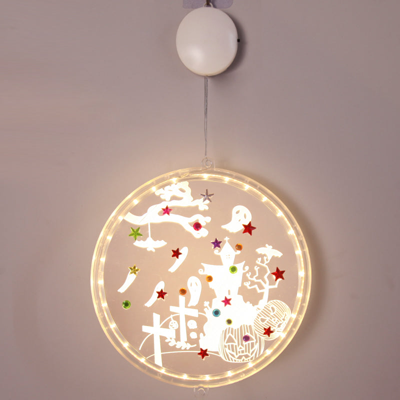 DIY Diamond Painting Led Light Lamp Home Desk Decor | Noël Halloween