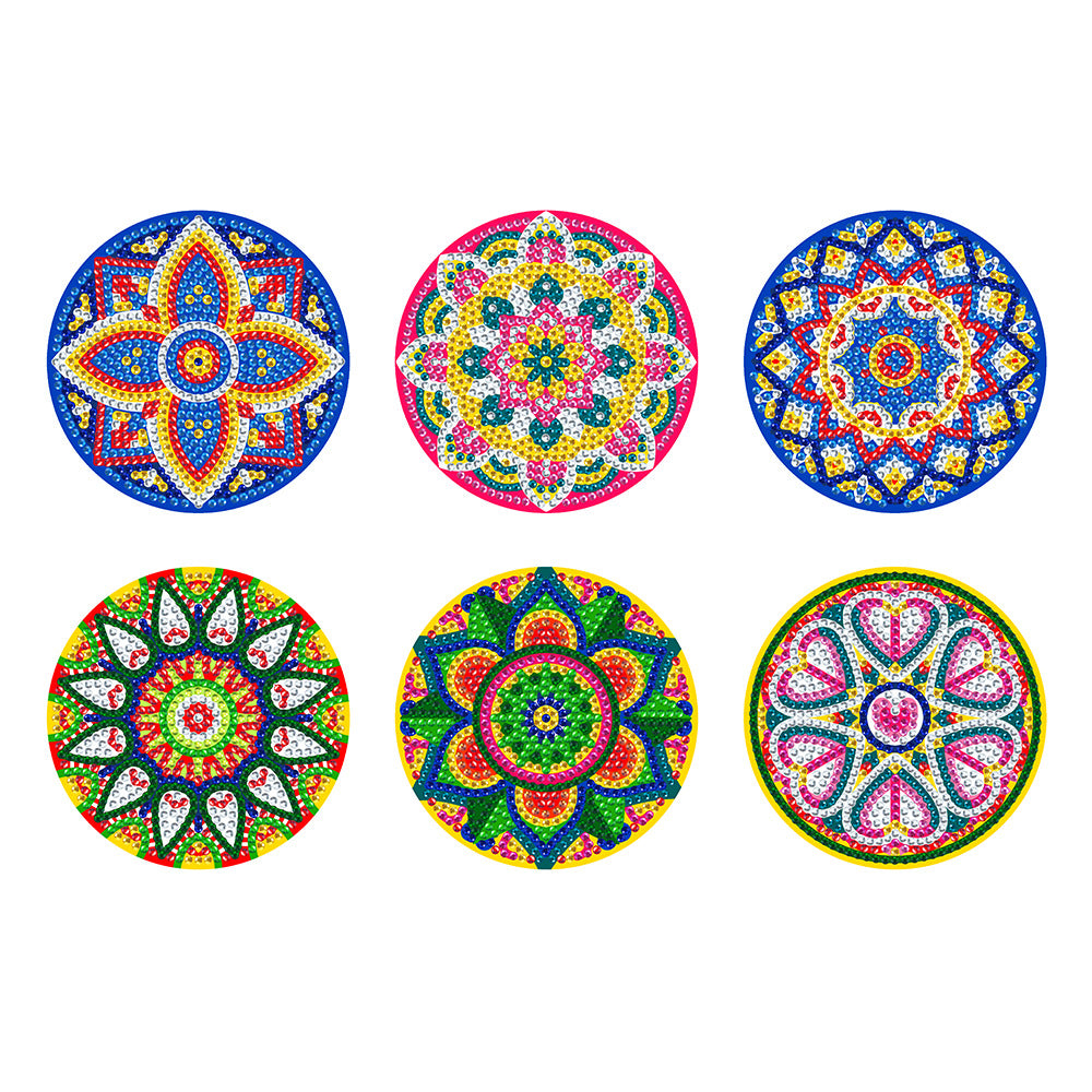 DIY Special Shaped Diamond Painting Coaster | Mandala