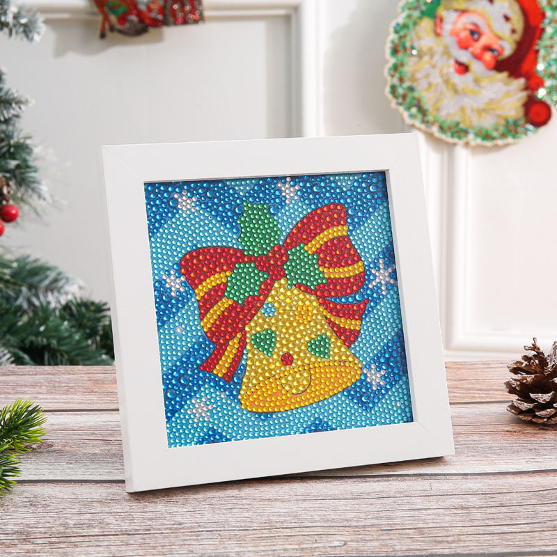 Weihnachten | Crystal Strass Diamond Painting Kits für Kinder | 15 x 15 cm