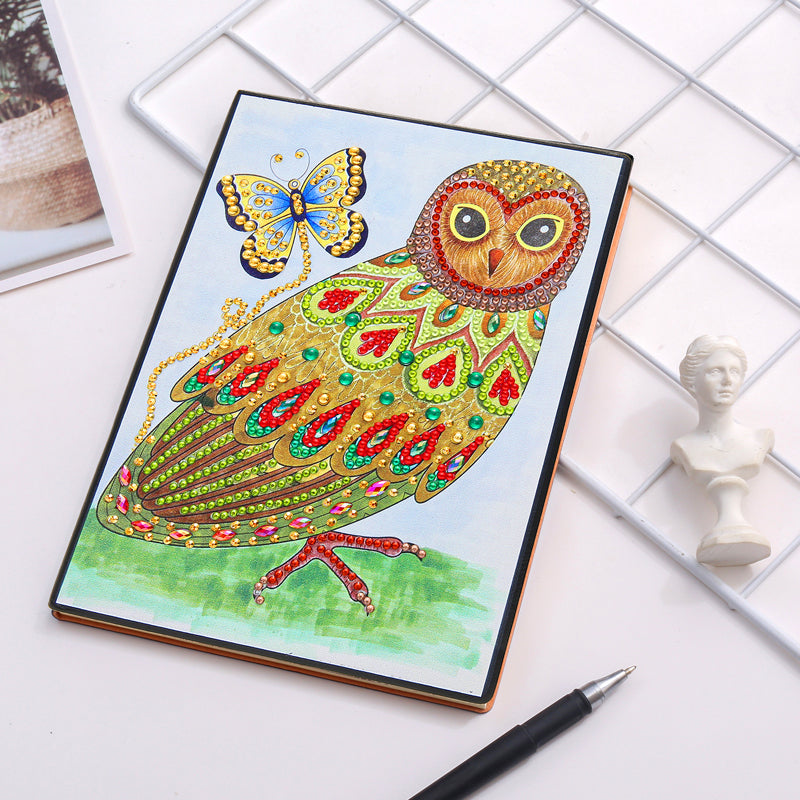 DIY Notebook Special Shape Rhinestone Diary Book