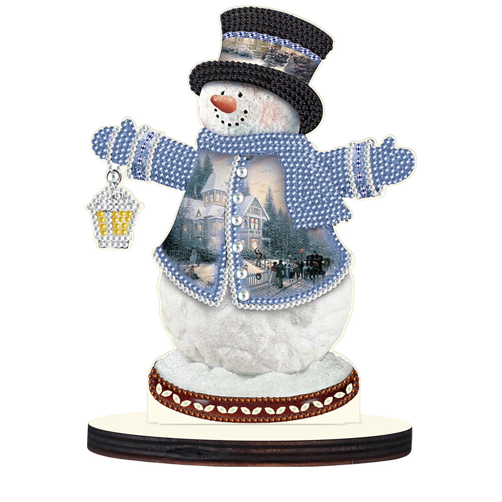 Diamond Painting Ornament | Christmas Snowman