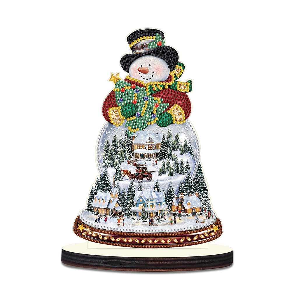 Diamond Painting Ornament | Christmas Snowman