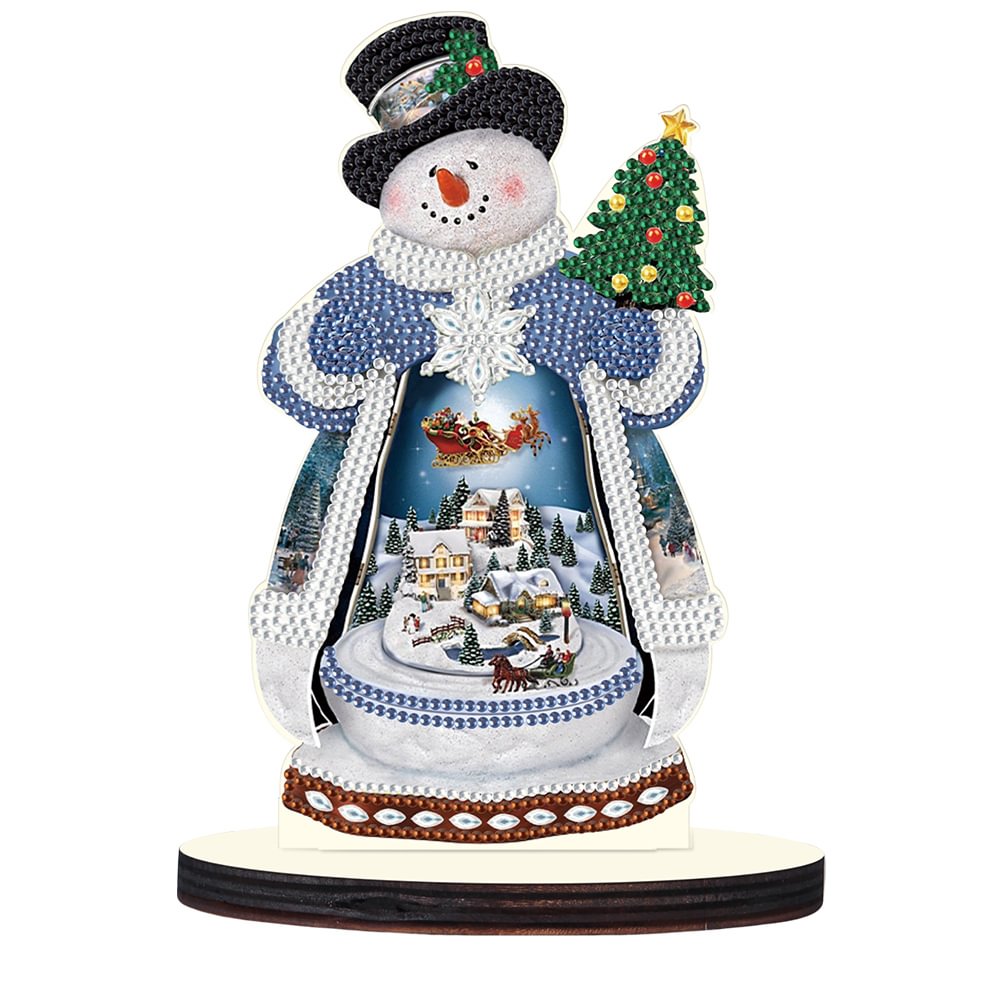 Diamond Painting Ornament | Christmas Snowman