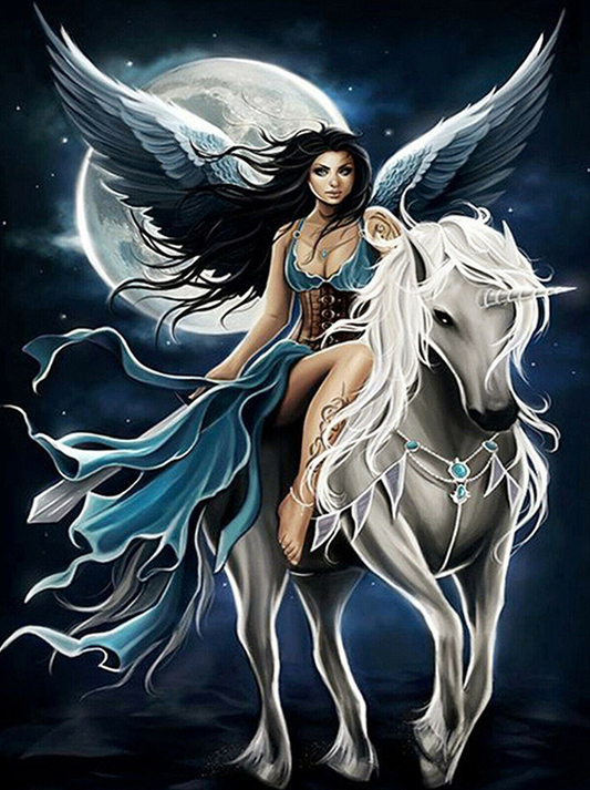 Angel Unicorn | Full Round/Square Diamond Painting Kits