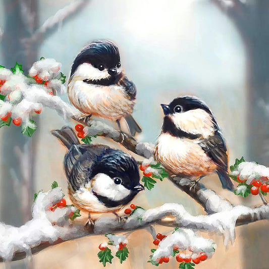 3 little birds  | Full Round Diamond Painting Kits