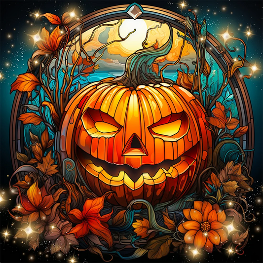 AB Diamond Painting  |  Halloween Pumpkin