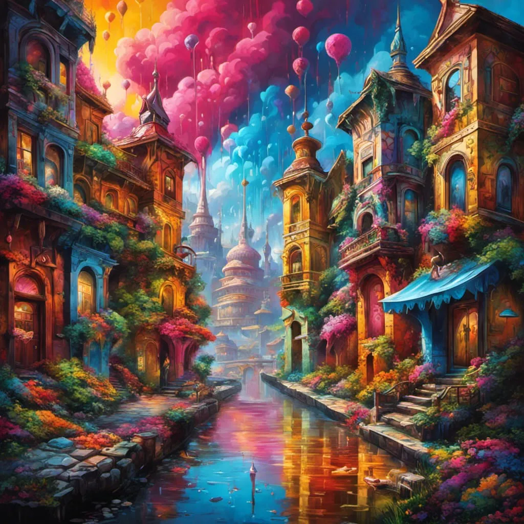 AB Diamond Painting  |  Colorful City