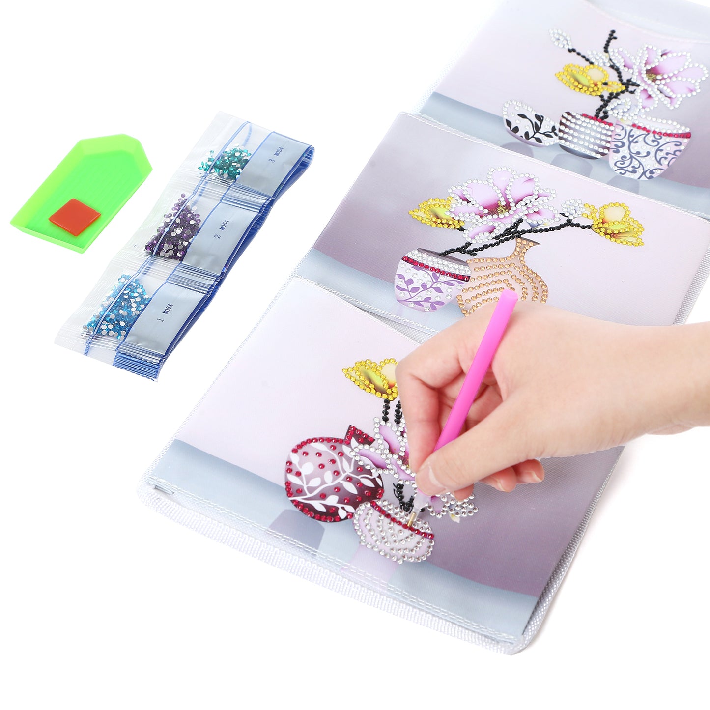 Diamond Painting Storage Bag Tools | Flower