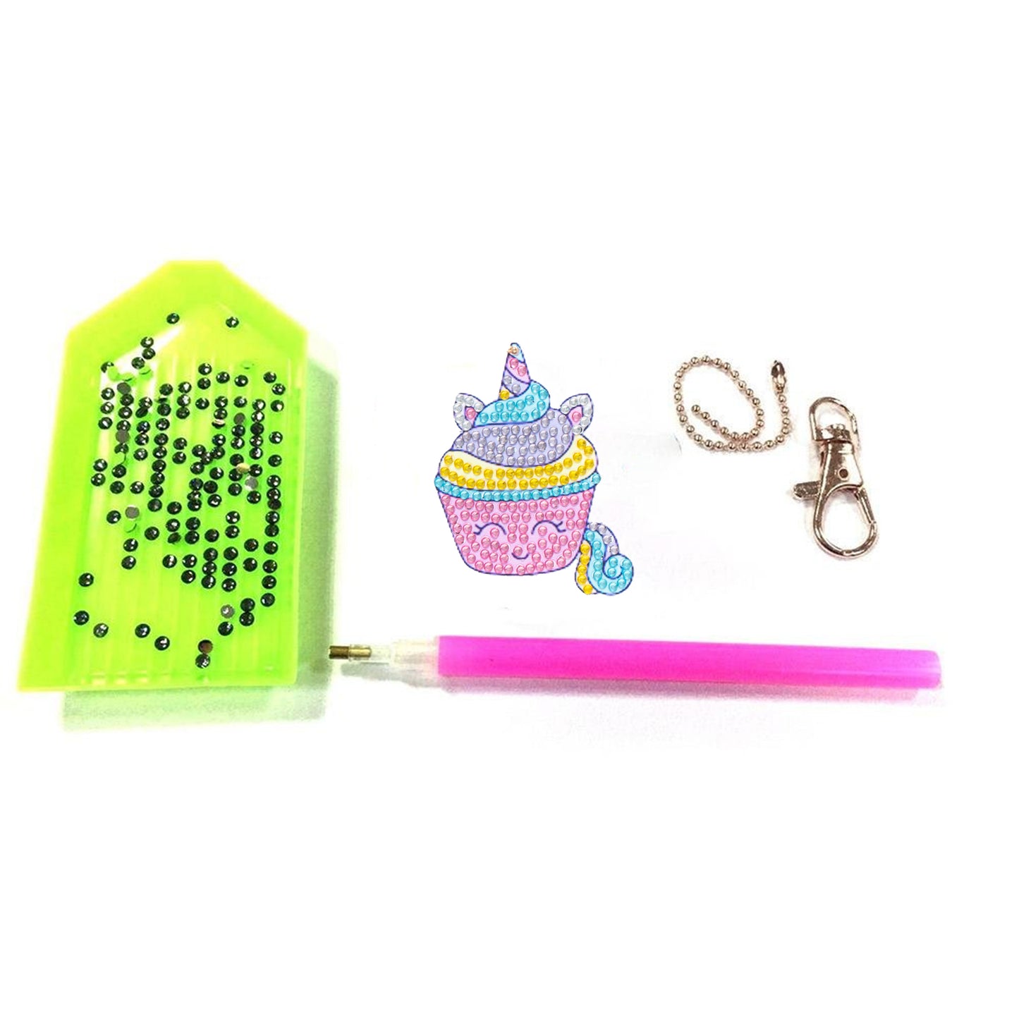 DIY keychain | Unicorn | Double-sided | Five Piece Set