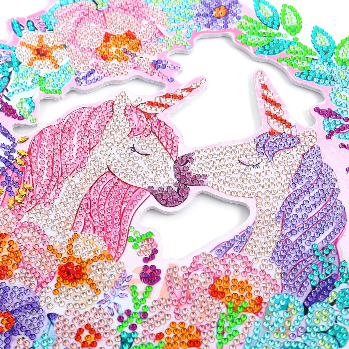 DIY Diamond Painting Wreath - Unicorn