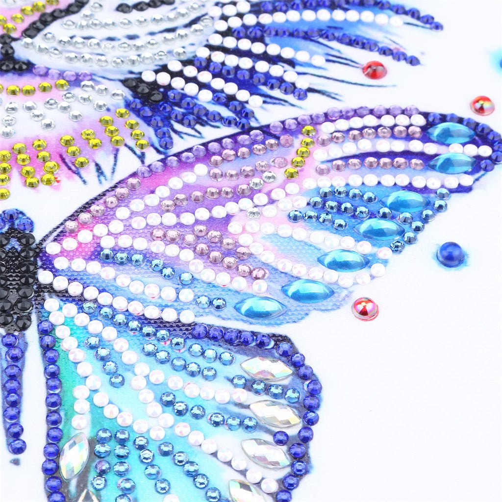 Tiger Butterfly  | Crystal Rhinestone  | Full Round Diamond Painting Kits