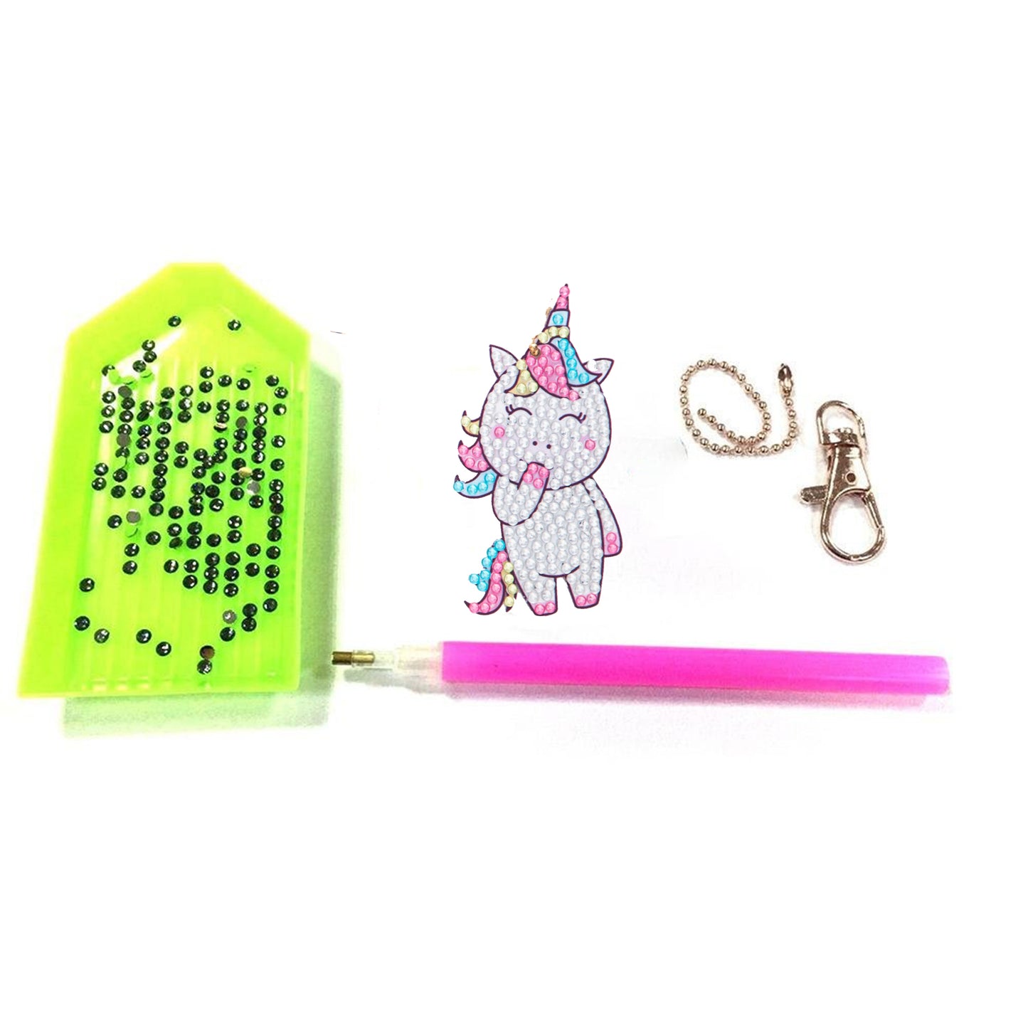 DIY keychain | Unicorn | Double-sided | Five Piece Set