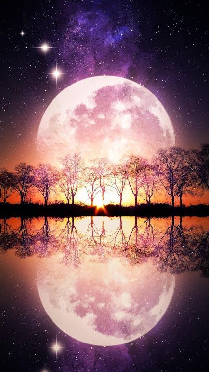 Moon Scenery | Full Round/Square Diamond Painting Kits