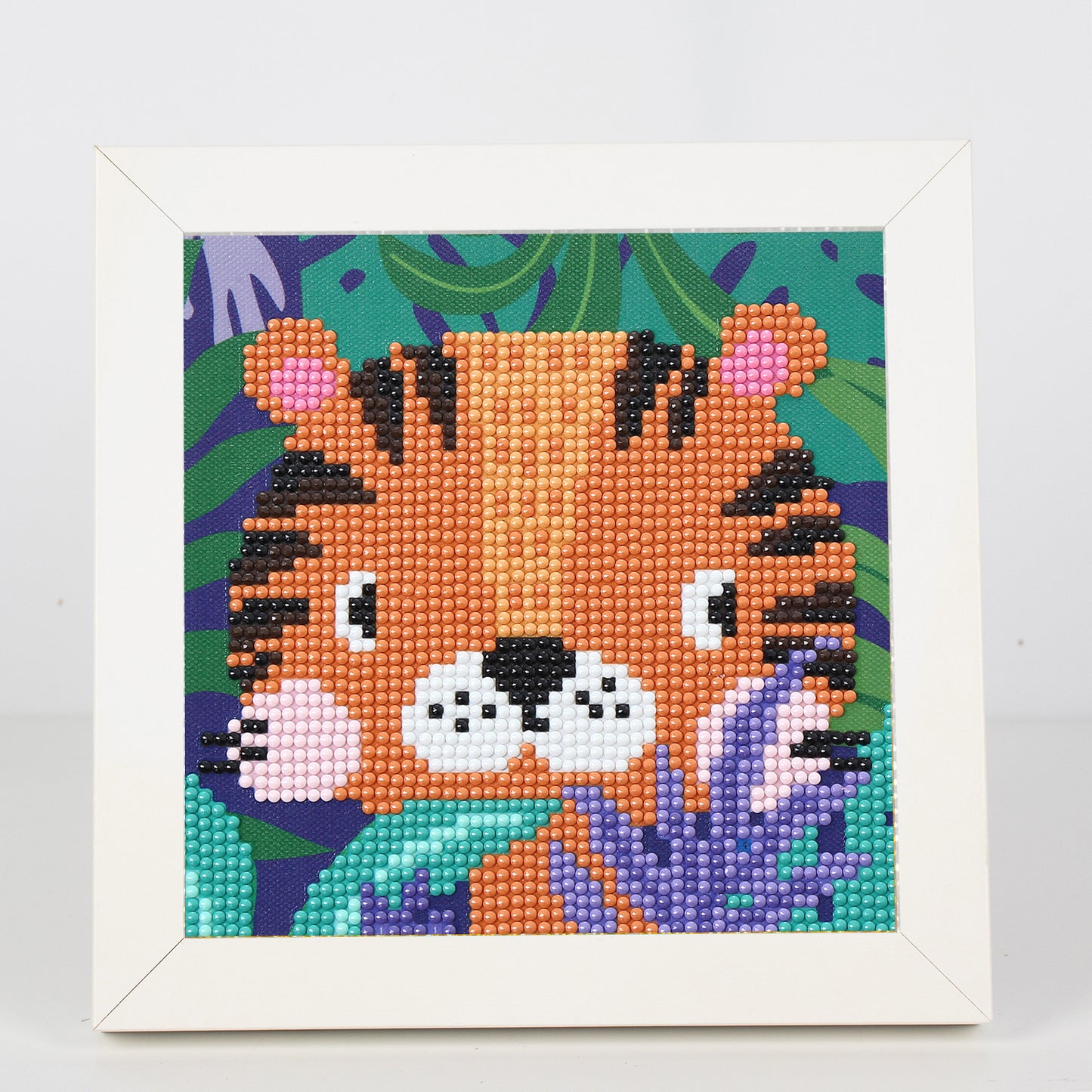 Children's Series-| Tiger | Diamond Painted-(Frameless)