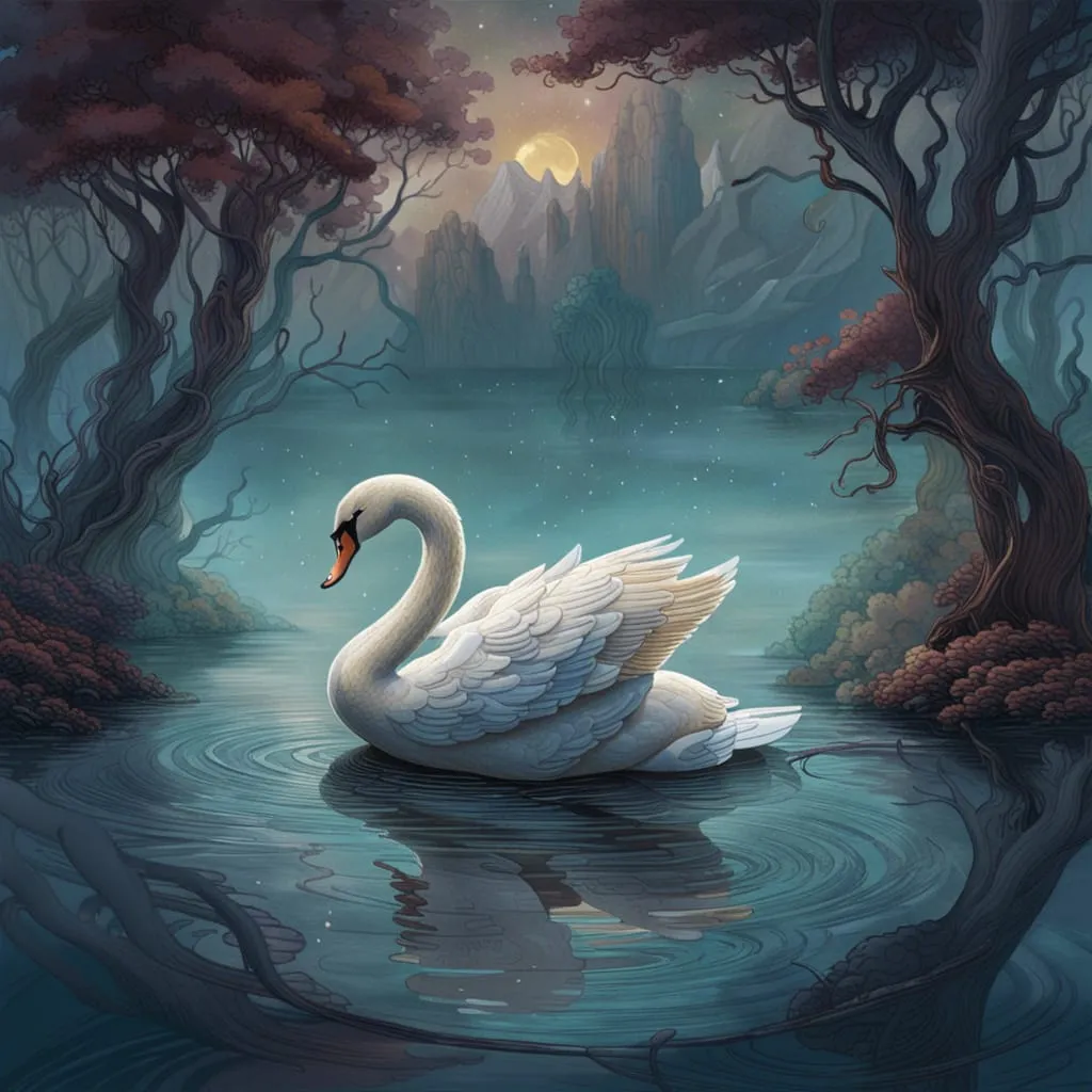 AB Diamond Painting  |  Swan