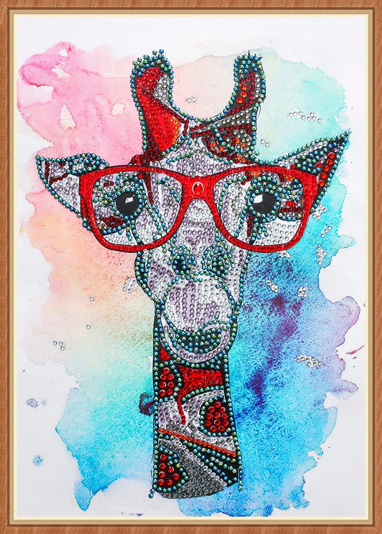 Eye giraffe | Special Shaped Diamond Painting Kits