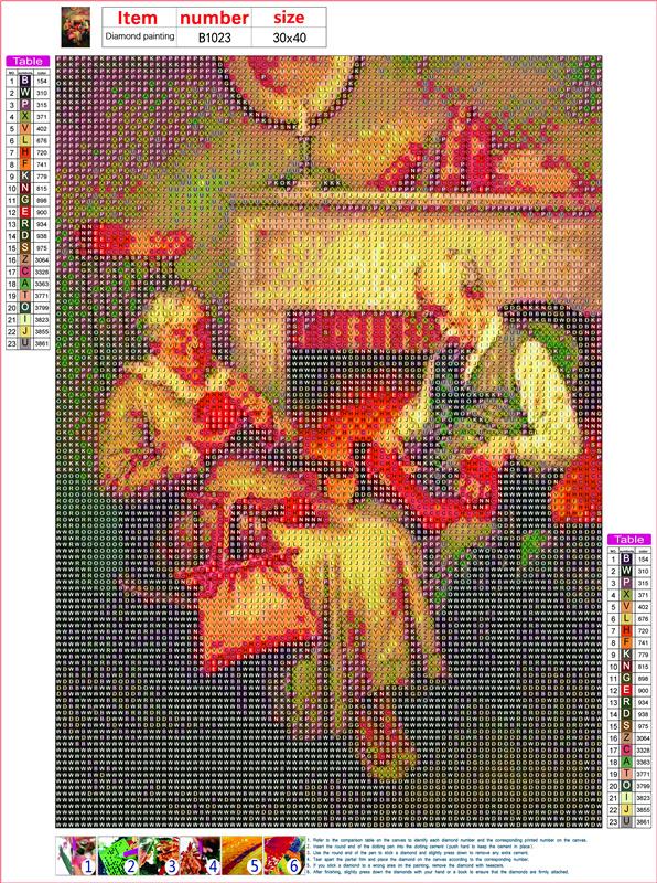 Old Couple | Full Round Diamond Painting Kits