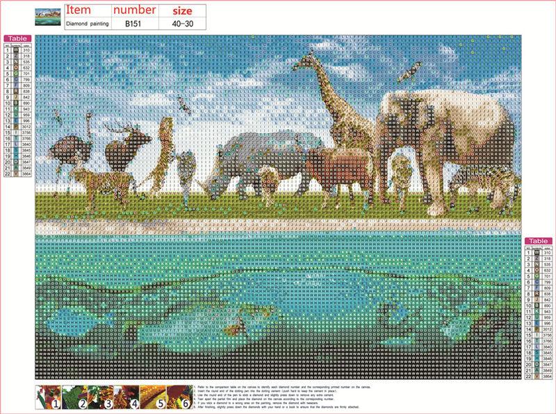 Animal World | Full Round Diamond Painting Kits