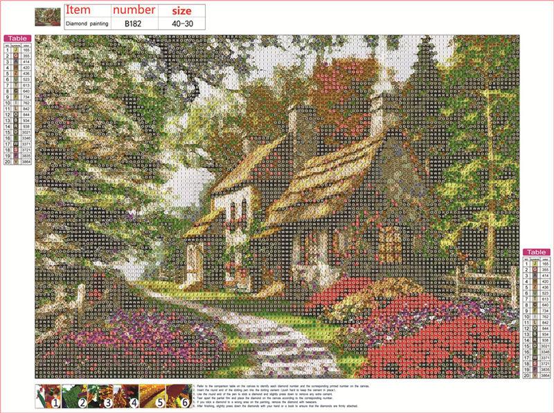 village Life | Full Round Diamond Painting Kits