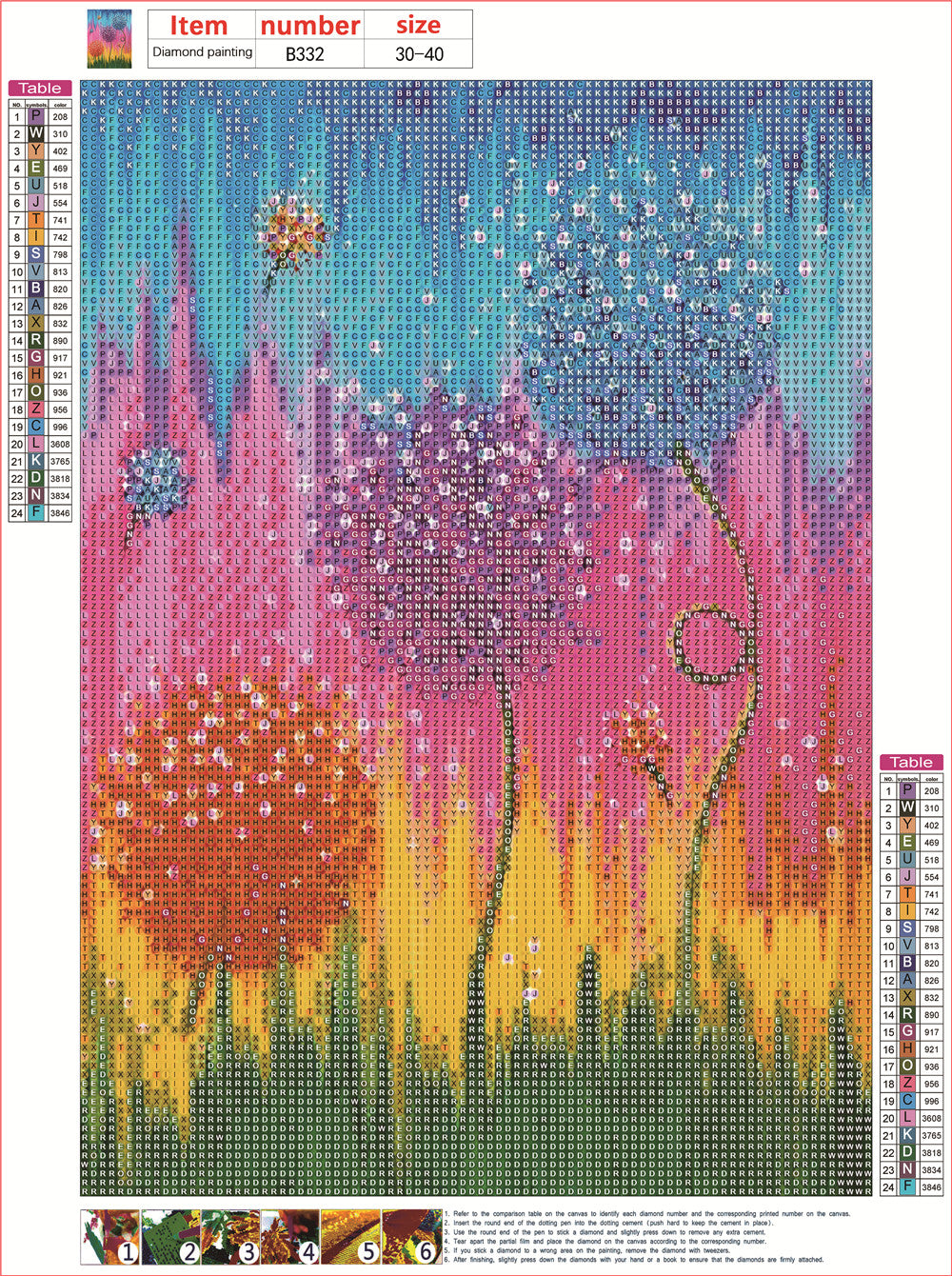 Colorful Dandelion | Full Round Diamond Painting Kits