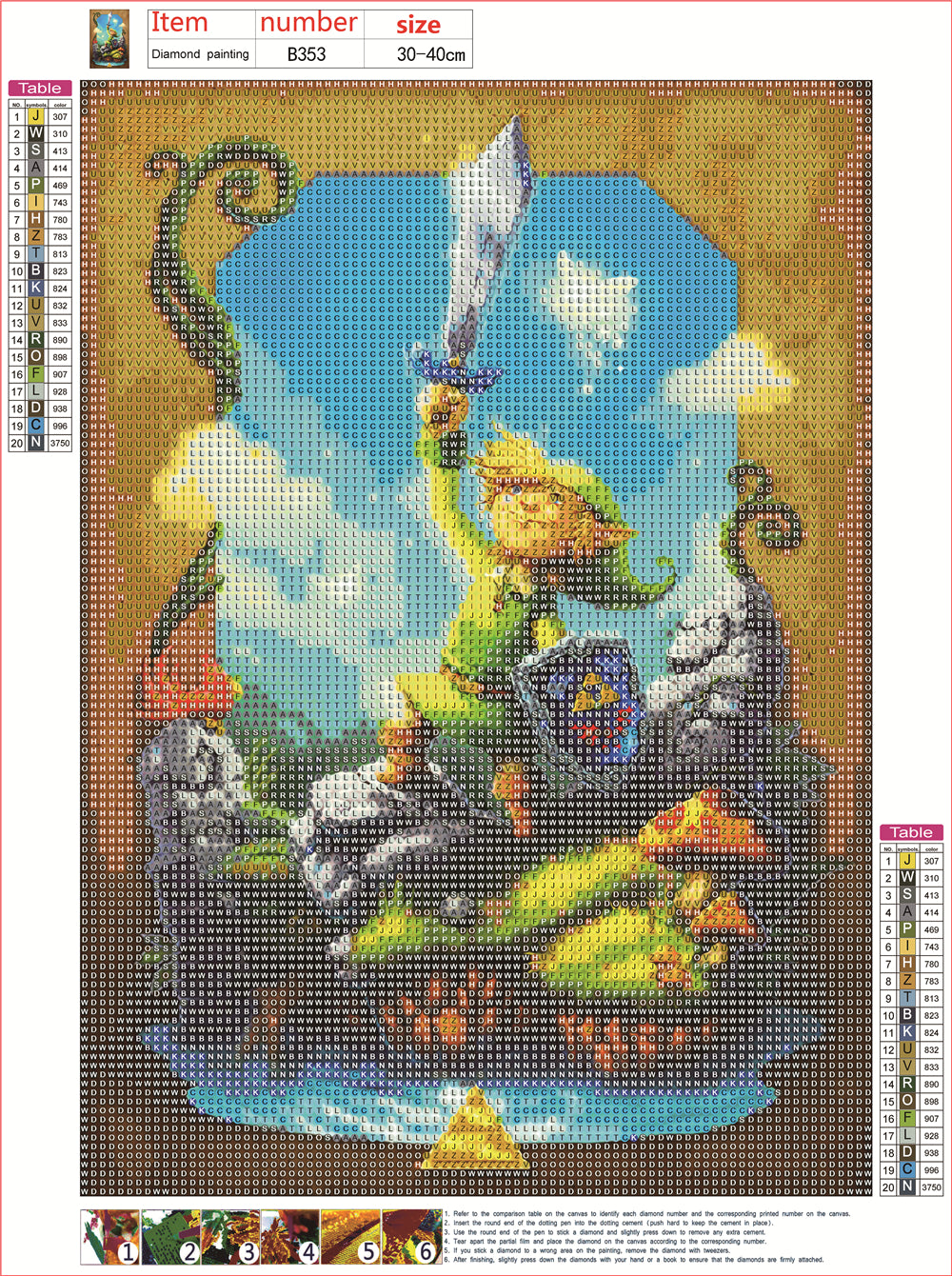 Zelda | Full Round Diamond Painting Kits