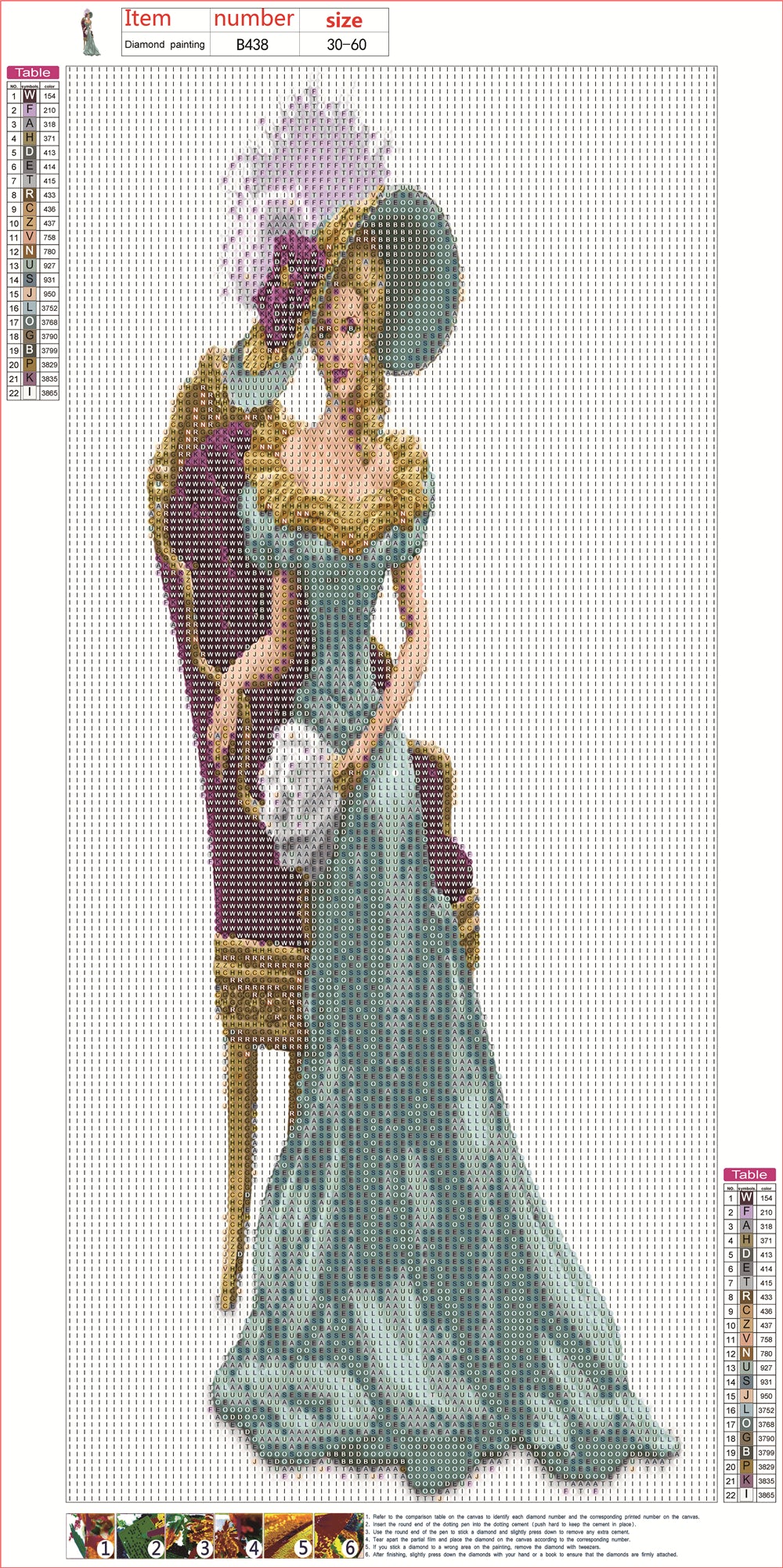 Full dress female model | Full Round Diamond Painting Kits