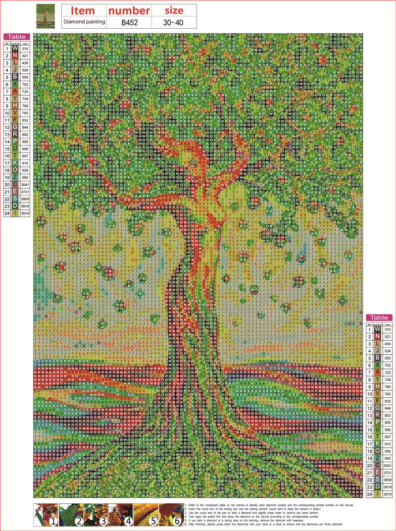 Woman tree | Full Round Diamond Painting Kits