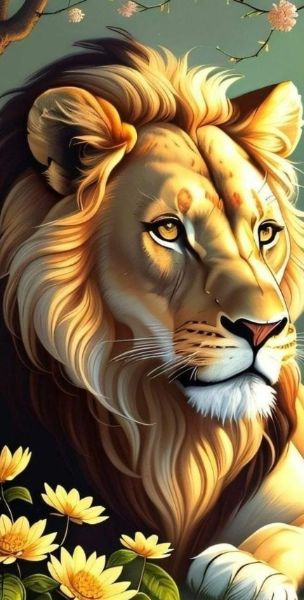 AB Diamond Painting  |  Lion